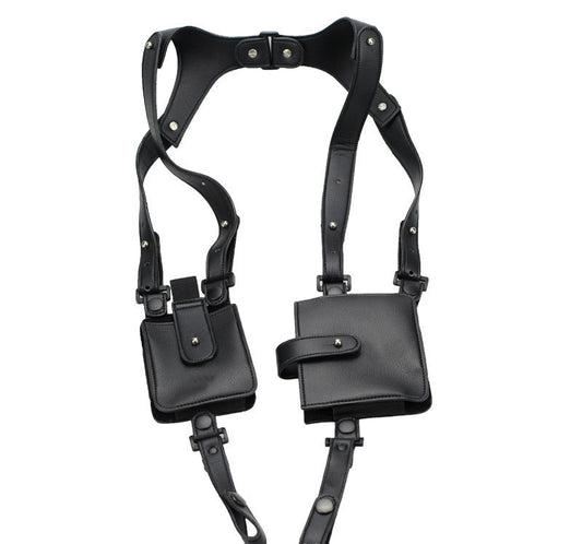 First Layer Cowhide Wallet Mobile Phone Strap Bag | Underarm Shoulder Bag - Essential Loved