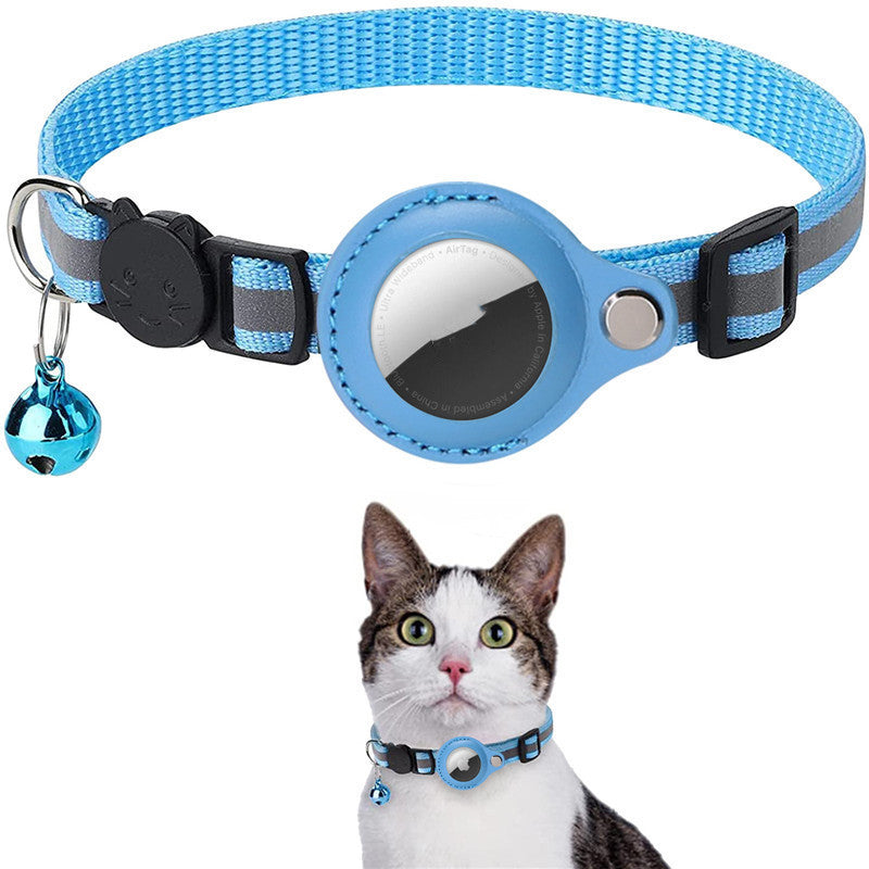 Reflective Nylon Collar | Holder Case For Airtag Air Tag Airtags Protective Cover Waterproof Dog Collar - Essential Loved