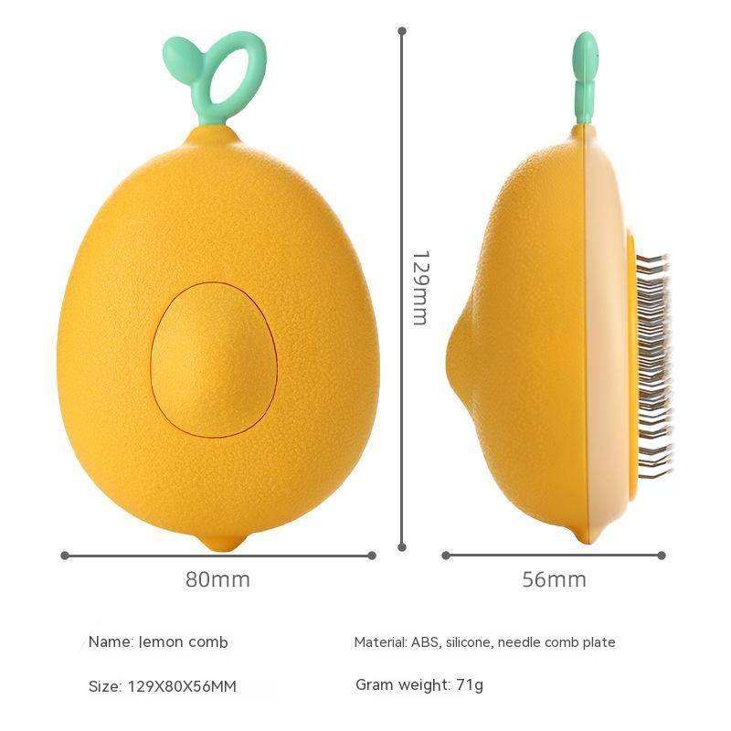 Hair Remover Cleaning Avocado Shaped Grooming Tool Pet Combs Brush Stainless Steel Needle Pet Cleaning Care | Pet Hair Cleaning Brush - Essential Loved