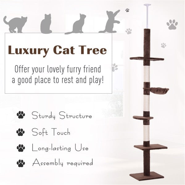 Wooden Cat House - Cat Tree | Cat Climbing Tower - Essential Loved