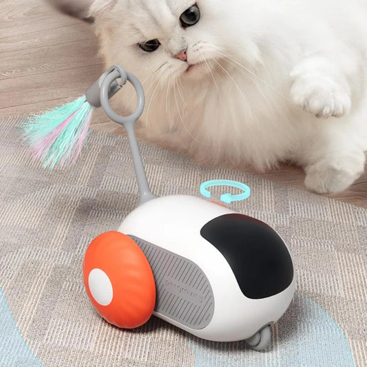 Remote Control Interactive Cat Car Toy USB Charging Chasing Automatic Self-moving Remote Smart Control | Cat Car Toy - Essential Loved