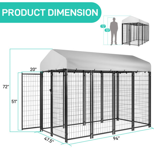 12 Pack Pet Fence Outdoor - Essential Loved