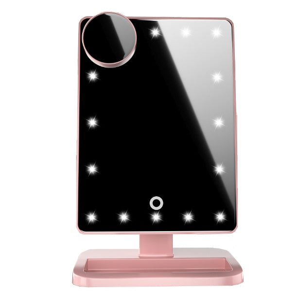 Touch Screen Makeup with 20 LED Light Bluetooth Music Speaker 10X Magnifying Mirrors Lights | Makeup Mirror with Lights - Essential Loved