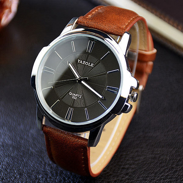 YAZOLE Fashion Quartz Watch Men Watches Top Brand Luxury Male Clock Business - Watch Hodinky Relogio Masculino | Quartz Wrist Watch For Men - Essential Loved