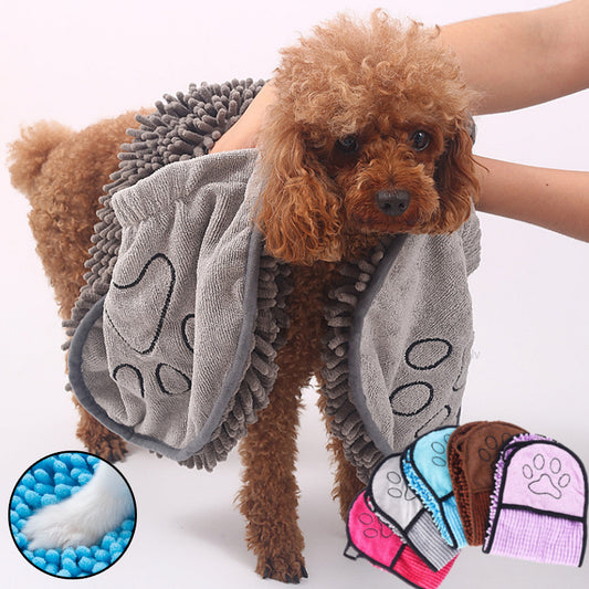 Super Absorbent And Quick Drying Pet Towel Dog - Essential Loved