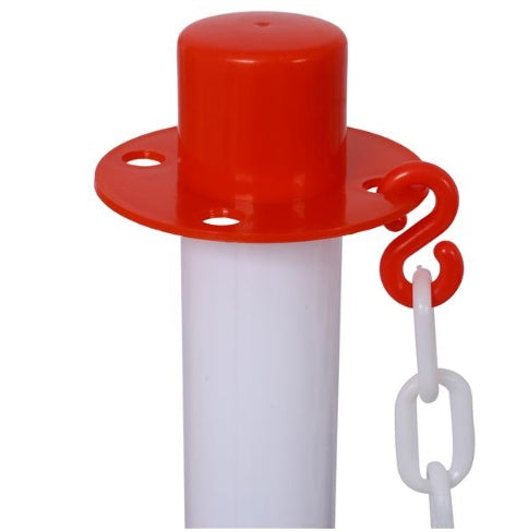 4-piece Set Of Traffic Boundary Pillar Cones - Delineator Post With Base - Essential Loved