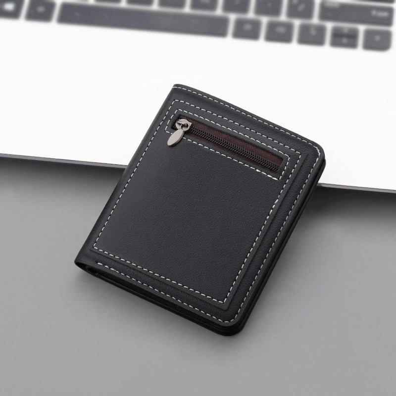 Fashion Personality Vertical | Zippered Wallets For Men - Essential Loved