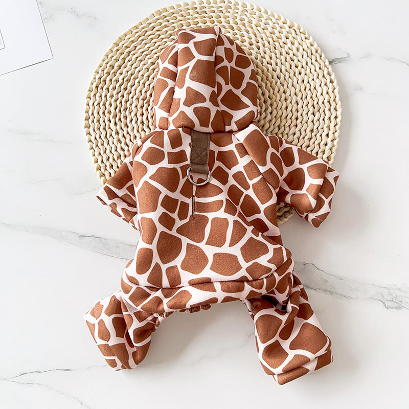 Fashionable Leopard Print Leopard Print Dog Sweater - Essential Loved