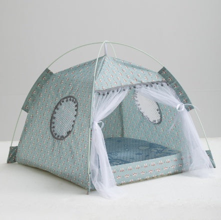 Cat Tent Cat House Enclosed Pet Bed - Essential Loved