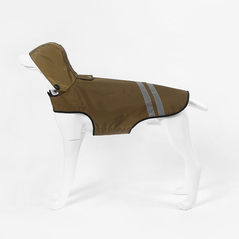 Outdoor Windbreaker Dog Jacket With Hood - Essential Loved