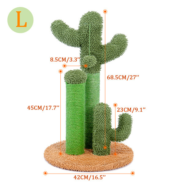 Zongzi Colored Scratching Pillar | Cat Cactus Scratching Post - Essential Loved