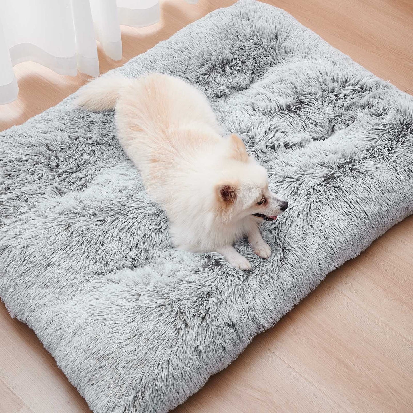 Fluffy Non Slip Bottom - Dog Crate Mat - Essential Loved