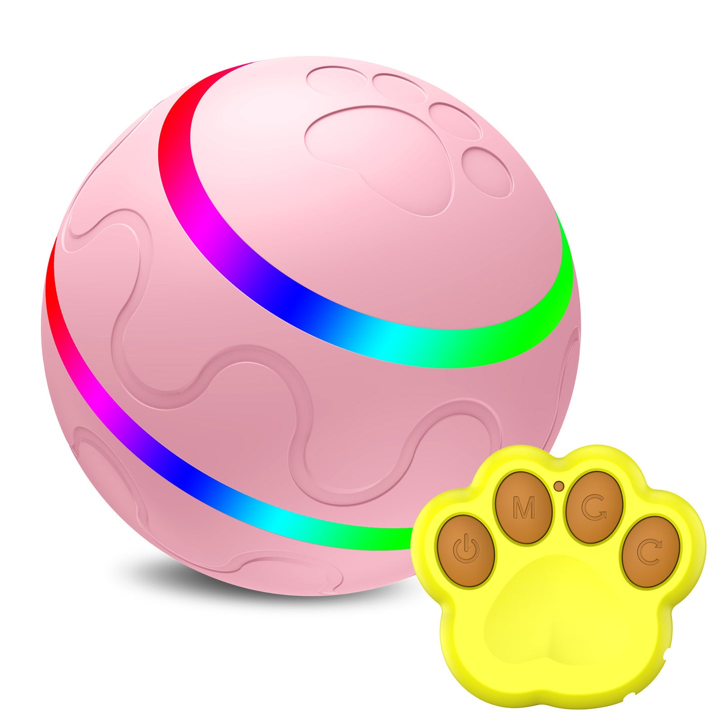 Pet New Cat Wicked Ball Toy Intelligent Ball USB Cat Toys Self Rotating Ball Automatic Rotation | Cat Toys Ball - Essential Loved