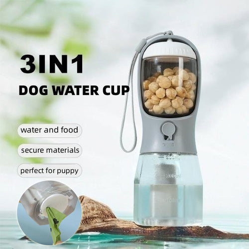 Three-in-one Portable Small Multi-functional water cup for dogs - Essential Loved
