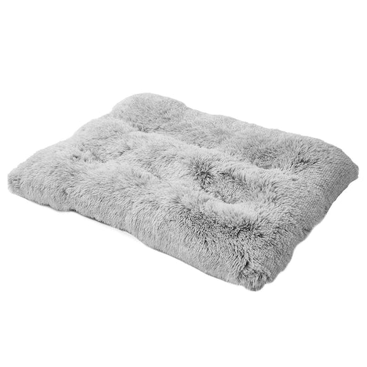 Fluffy Dog Crate Pad, Plush Faux Fur Dogs Bed For Dogs, Calming Anti Anxiety Cat Bed For Crate, Soft Warm Dog Crate Mat Non Slip Bottom