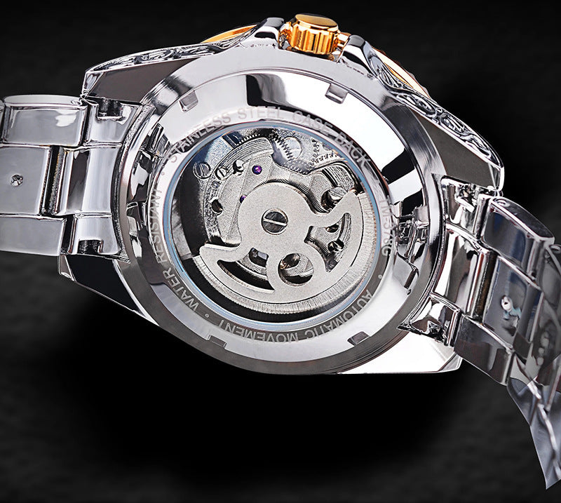Forsining Skeleton Carved Tourbillon Mechanical Watches | Retro Mechanical Watch - Essential Loved