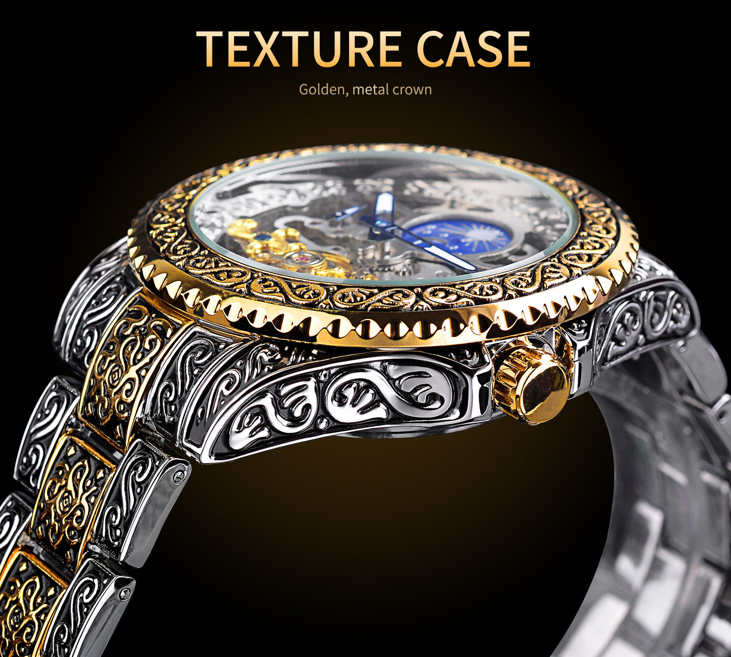 Forsining Skeleton Carved Tourbillon Mechanical Watches | Retro Mechanical Watch - Essential Loved
