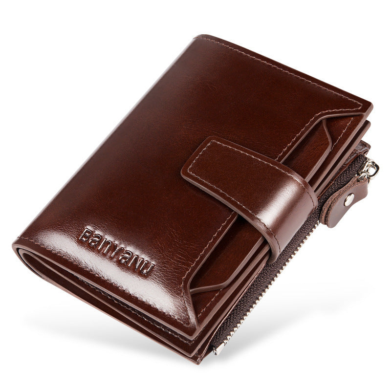 Anti-Theft Swiping Men's Vintage Wallet - Essential Loved