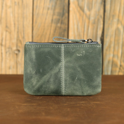 Retro Crazy Horse Leather Mens Leather Coin Purse - Essential Loved