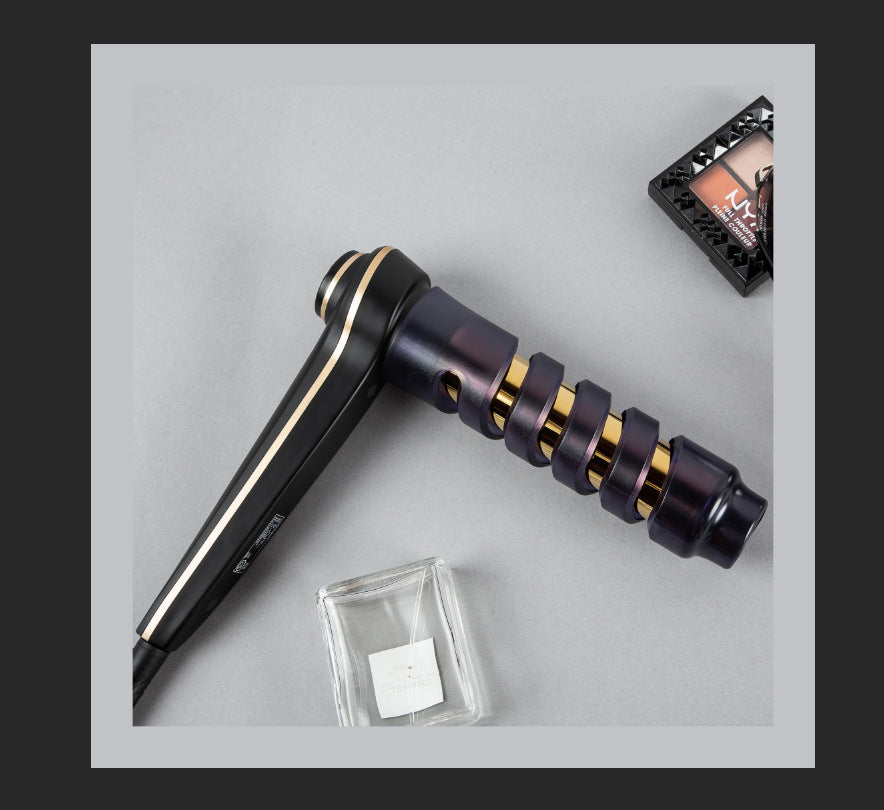 Amazon hot-selling hair curler with right angle design and ceramic coating.