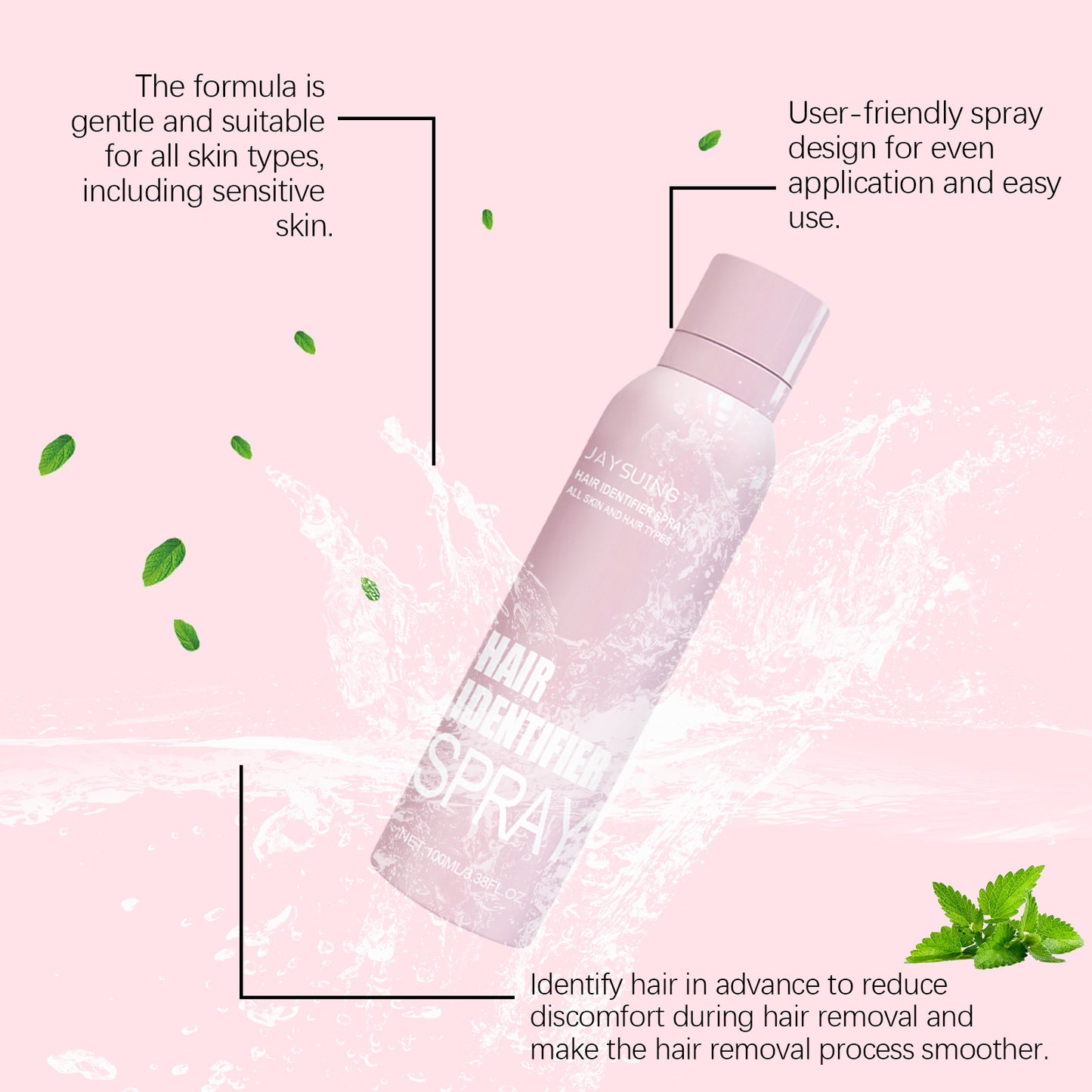 Face Shaving Moisturizing Dermaplaner Spray For Face Shaving Skin Care | Hair Identifier Spray For Face - Essential Loved