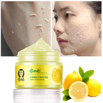 Lemon Cutin Gel for exfoliating and revitalizing skin with lemon extract.