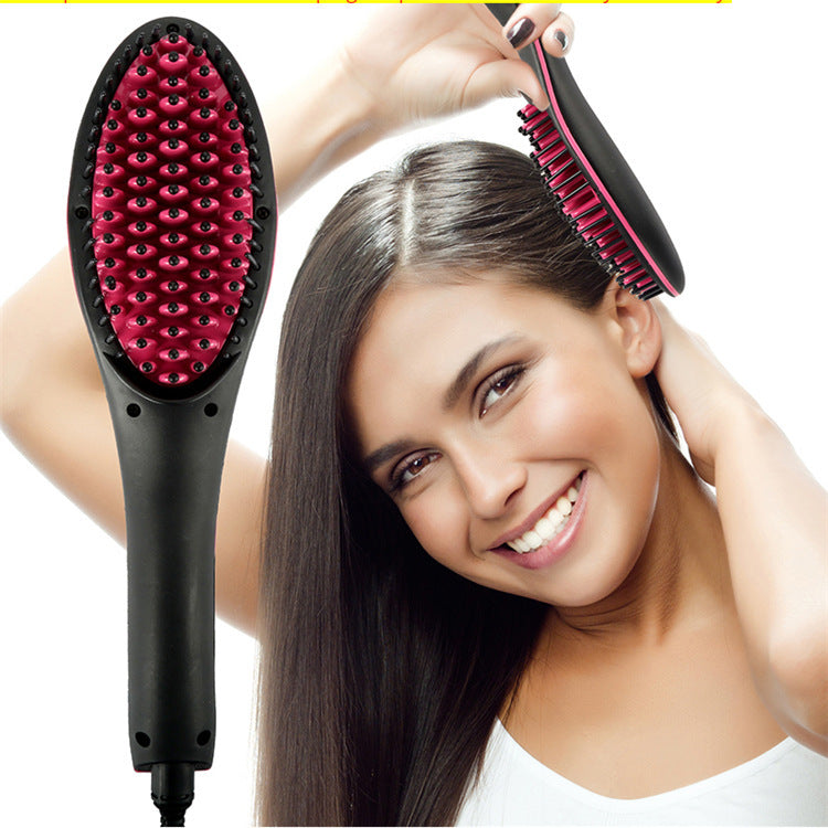 Imply Straight Electric hair comb with negative ion technology, smoothing long hair.