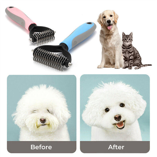 Hair Removal brush Artifact Pet Grooming Brush Supplies Self Cleaning Comb Pet Products|  Dog Grooming Brush - Essential Loved