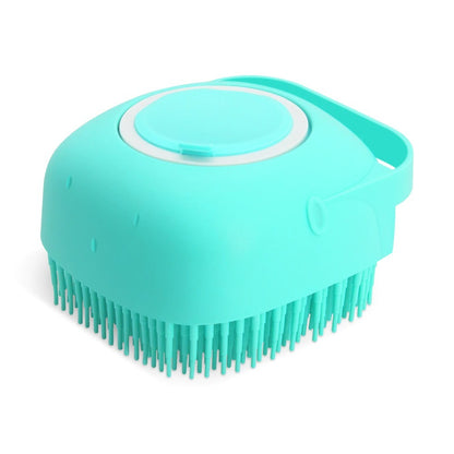 Grooming Scrubber Shower Brush For Bathing Short Hair Soft Silicone Brushes | massager shampoo brush - Essential Loved