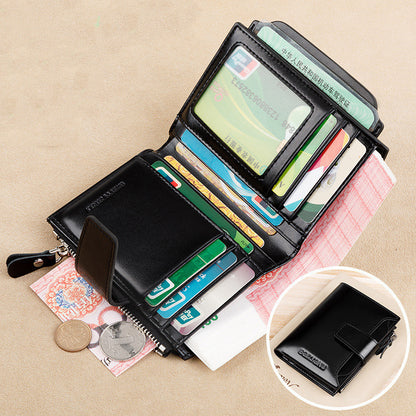 Anti-Theft Swiping Men's Vintage Wallet - Essential Loved