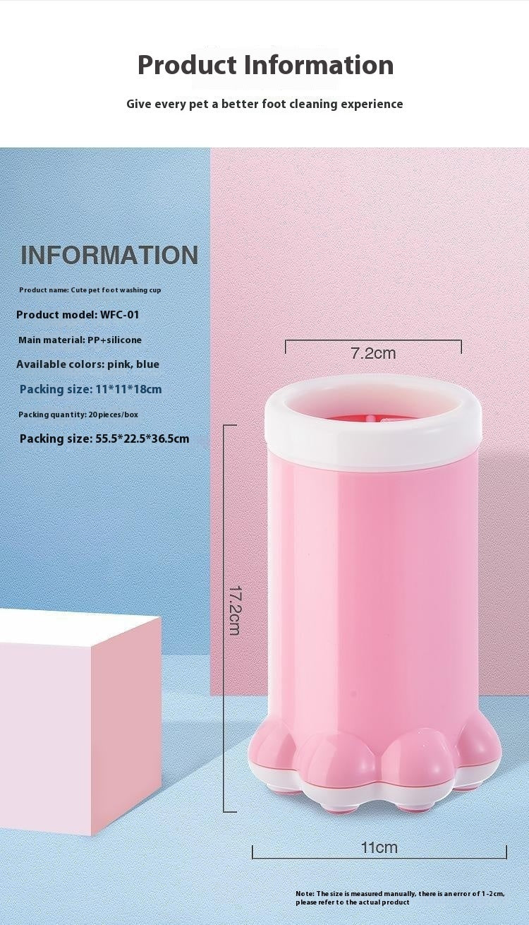 Dog Cleaning And Beauty Tools Portable Dog's Paw Large Silicone Foot-washing Machine