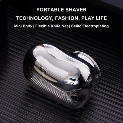 Mini Portable Face Cordless Shavers Rechargeable Usb Electric Shaver Wet & Dry Painless  Small Size Machine Shaving For Men | Mini Portable Electric Shaver  - Essential Loved
