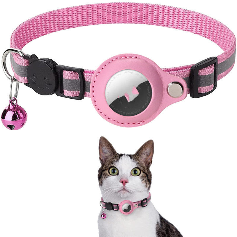 Reflective Nylon Collar | Holder Case For Airtag Air Tag Airtags Protective Cover Waterproof Dog Collar - Essential Loved