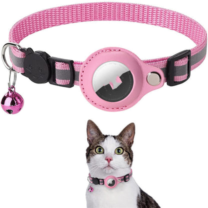 Reflective Nylon Collar | Holder Case For Airtag Air Tag Airtags Protective Cover Waterproof Dog Collar - Essential Loved