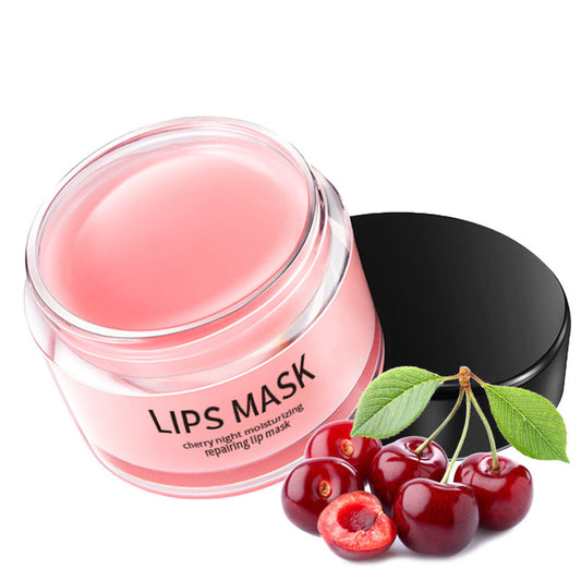 Moisturizing lip mask with cherry extract for hydration and nourishment, 20-30g.