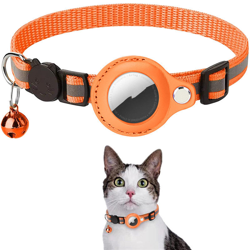 Reflective Nylon Collar | Holder Case For Airtag Air Tag Airtags Protective Cover Waterproof Dog Collar - Essential Loved