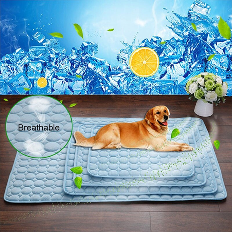 Ice Silk Cold Nest Pad For Cooling In Summer | Dog Cooling Mat - Essential Loved