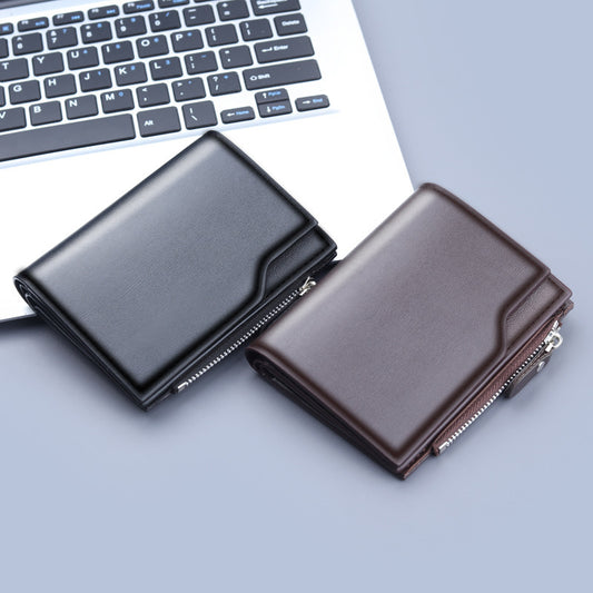 Wallet Men's Three Fold Multi Card Slots Wallet