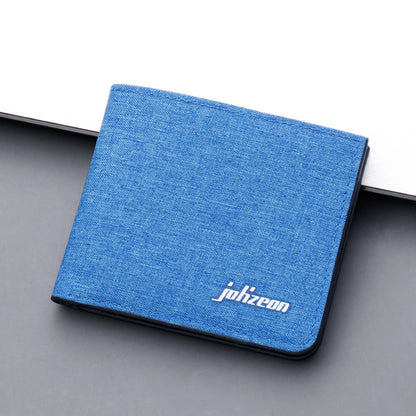 Horizontal Denim Leather Clip | Canvas Men Wallet - Essential Loved