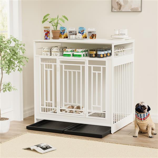 43.3-inch Large Dog Cage Furniture