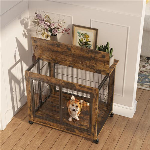Stylish Dog Cage End Table Furniture Dog Cage - Essential Loved