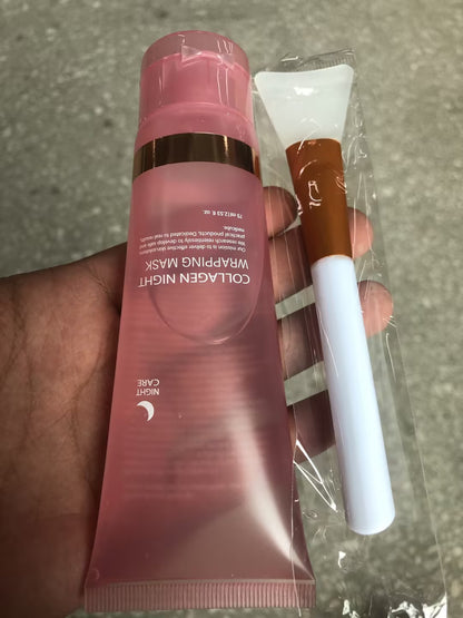 Face Night Mask - Natural Ingredients Firming Elasticity & Hydration  Anti-wrinkle For Skin Care | Collagen Night Wrapping Mask - Essential Loved