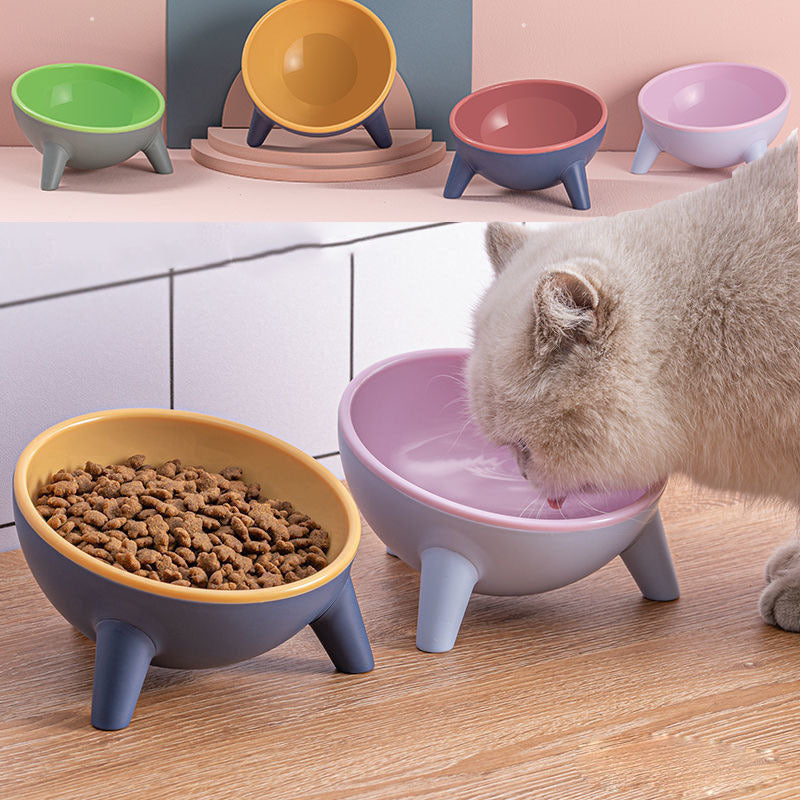 Stand Pet Feeding Food Bowls - Bunny Rabbit Nordic Color Feeder Product Supplies Cat Feeding Bowl - Essential Loved