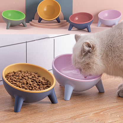 Stand Pet Feeding Food Bowls - Bunny Rabbit Nordic Color Feeder Product Supplies Cat Feeding Bowl - Essential Loved