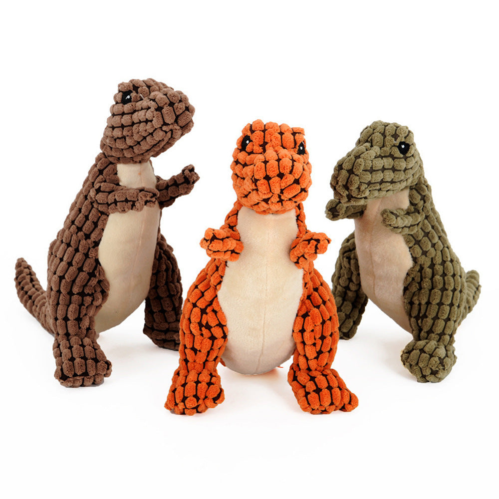 Dinosaur Pet Toys Giant Dogs Pets Interactive Dog Toys For Large Dogs Chew Toys Chihuahua Plush Stuffing Squeakers | Pet Dinosaur Toy - Essential Loved