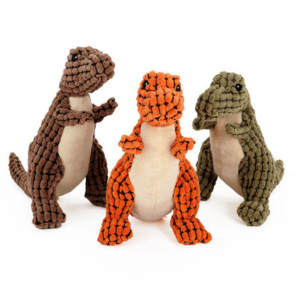 Dinosaur Pet Toys Giant Dogs Pets Interactive Dog Toys For Large Dogs Chew Toys Chihuahua Plush Stuffing Squeakers | Pet Dinosaur Toy - Essential Loved