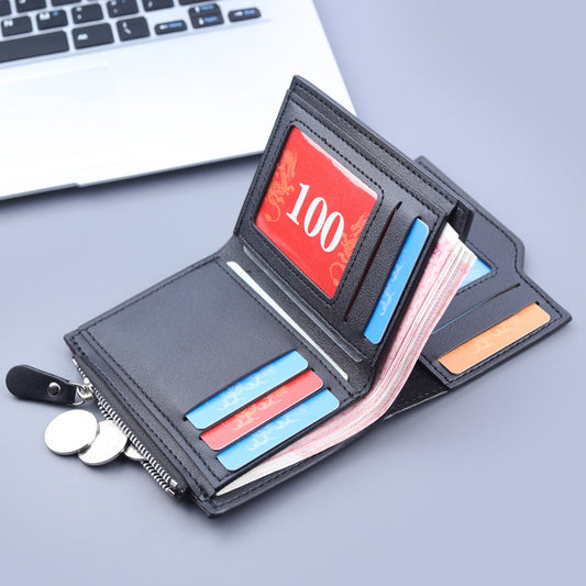 Men's Three Fold Multi Card Slots Wallet | Multi Card Wallet - Essential Loved