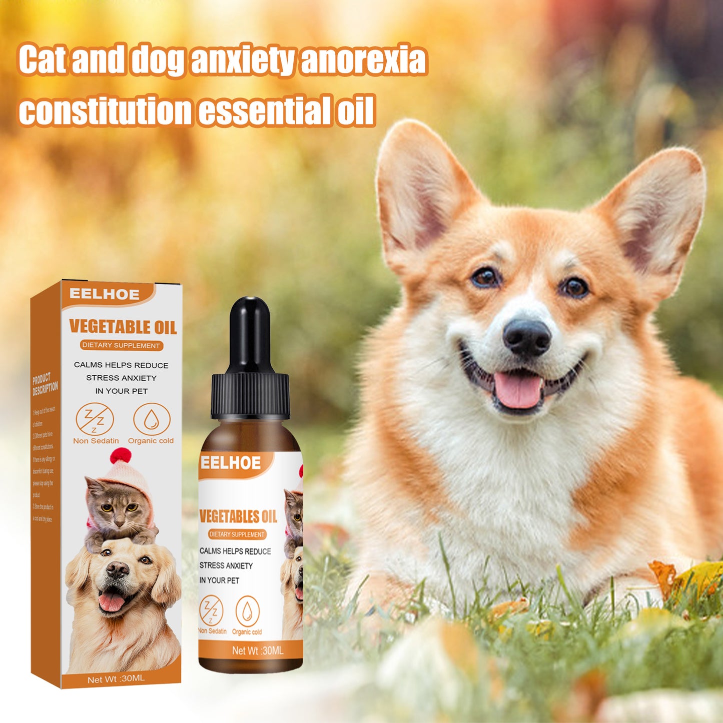 Relieve Anxiety - Hemp Seed Oil Health Enhancement Care Essence | Essential Oils To Calm Dogs - Essential Loved