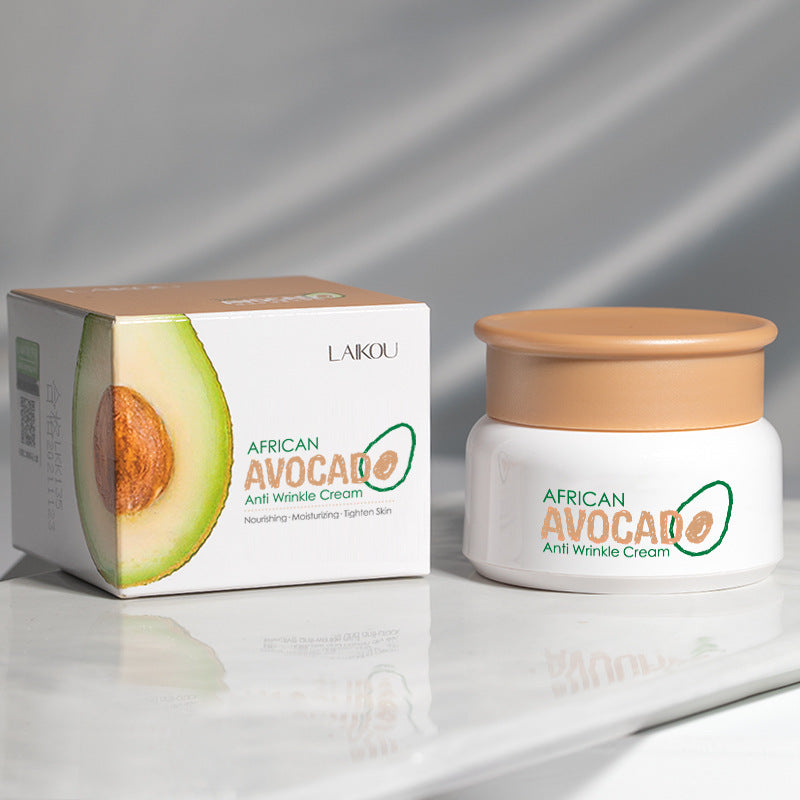 Avocado antifreeze cream with packaging, 35g hydrating moisturizer.