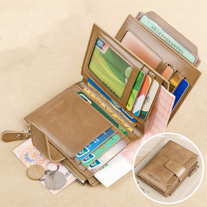 Anti-Theft Swiping Men's Vintage Wallet - Essential Loved